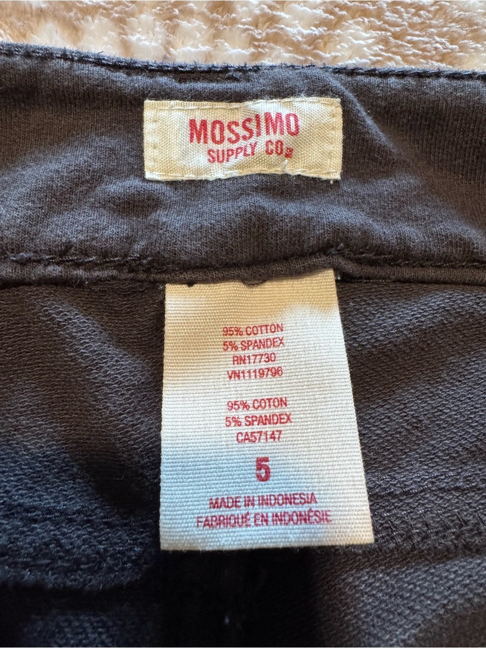 Mossimo Supply Co. Grey Stretch Cotton Top